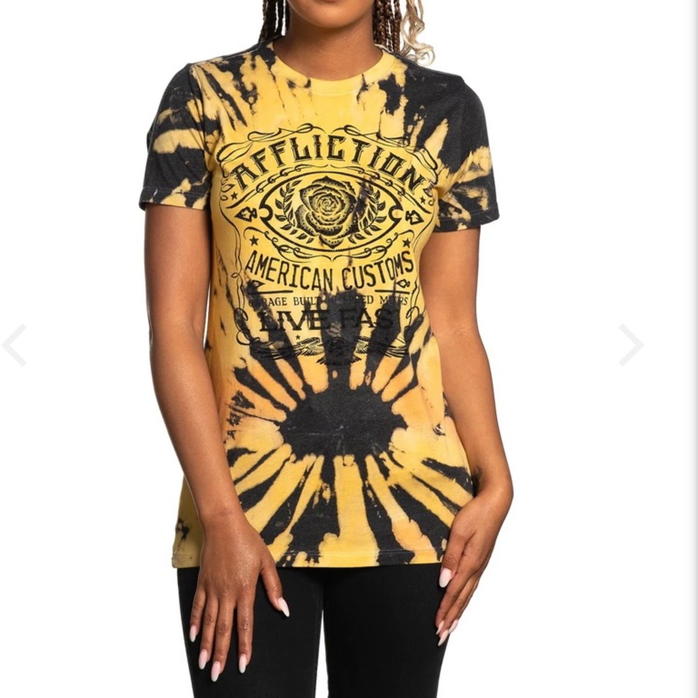 ACMC ROSE Affliction shirt - Picture 2 of 4